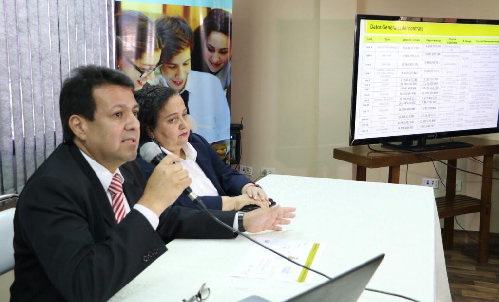 Informe de avance de las obras en Escuelas