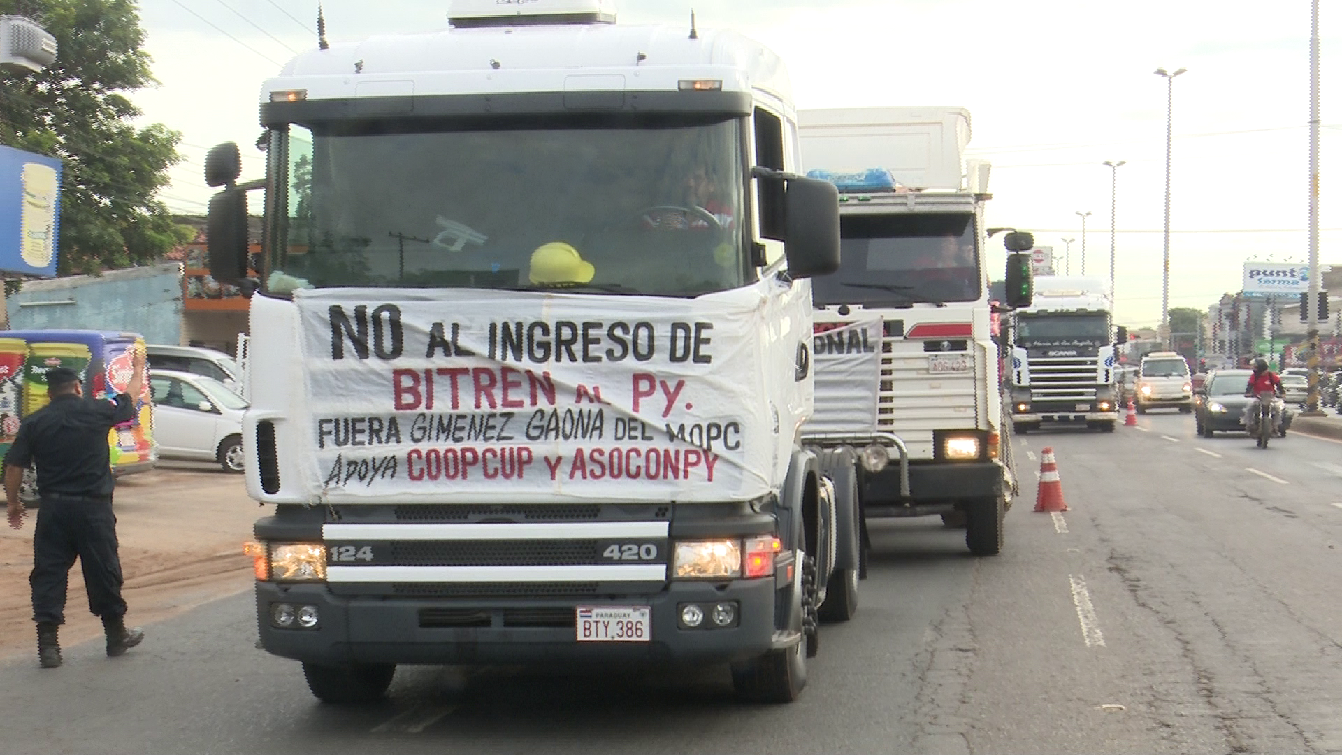 Repercusión de britrenes en Paraguay