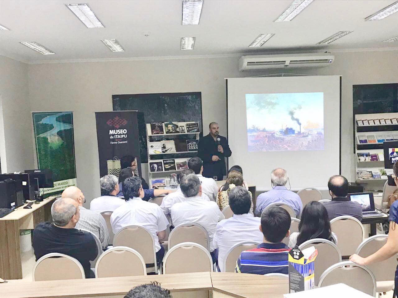 Realizan ciclo de charlas sobre las Batallas de 1868 en el Museo de Itaipú