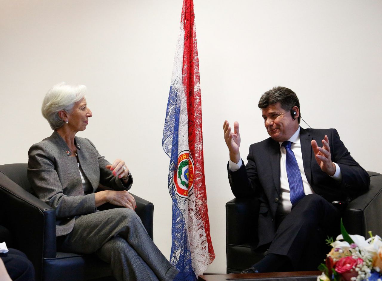 Efraín se reunió con titular FMI