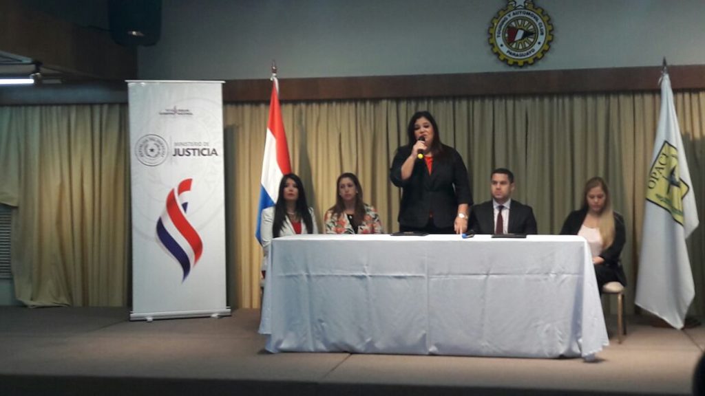 Ministerio de Justicia y la OPACI firman convenio