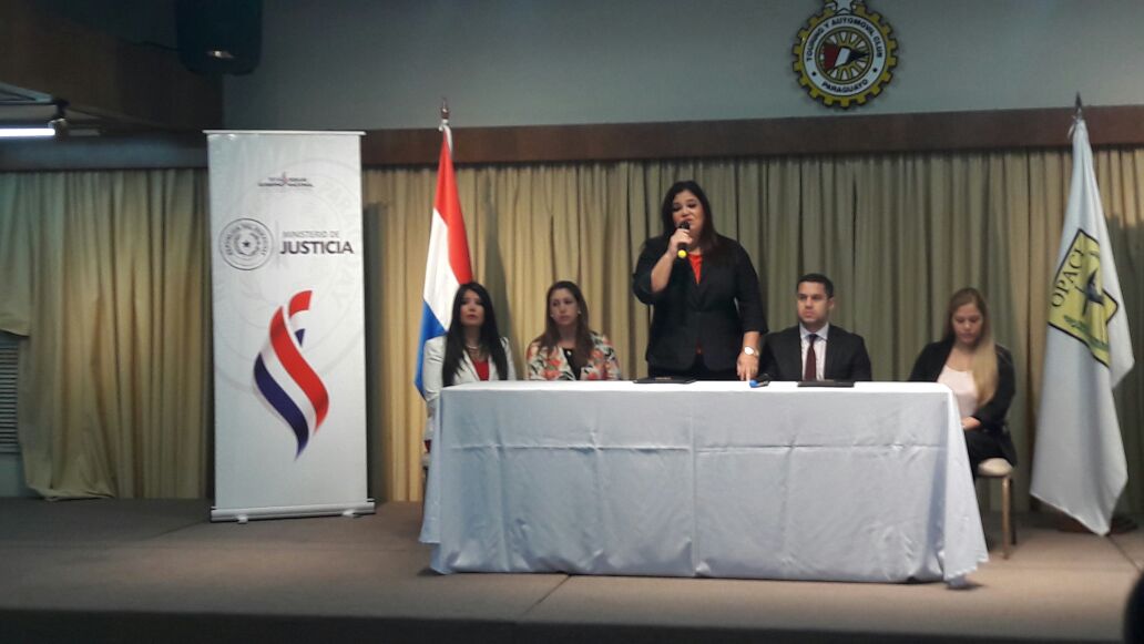 Ministerio de Justicia y la OPACI firman convenio