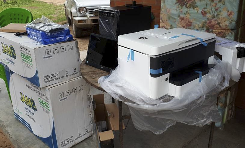 Comisaría de Virgen del Rosario recibe equipos informáticos