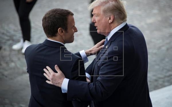 Trump y Macron cenarán en la histórica residencia de George Washington