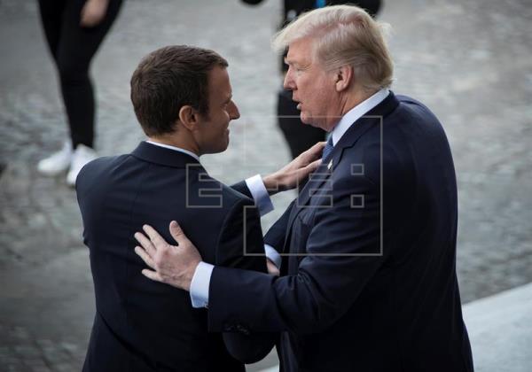 Trump y Macron cenarán en la histórica residencia de George Washington