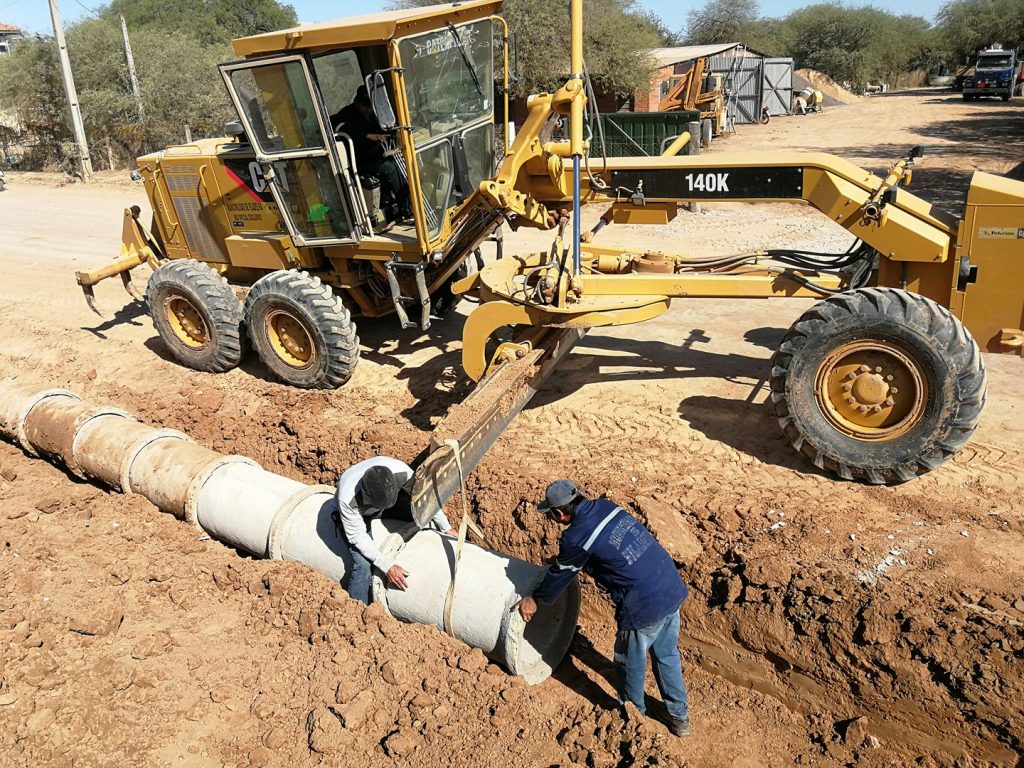 Continúan los trabajos de mejoramiento de calles en Filadelfia