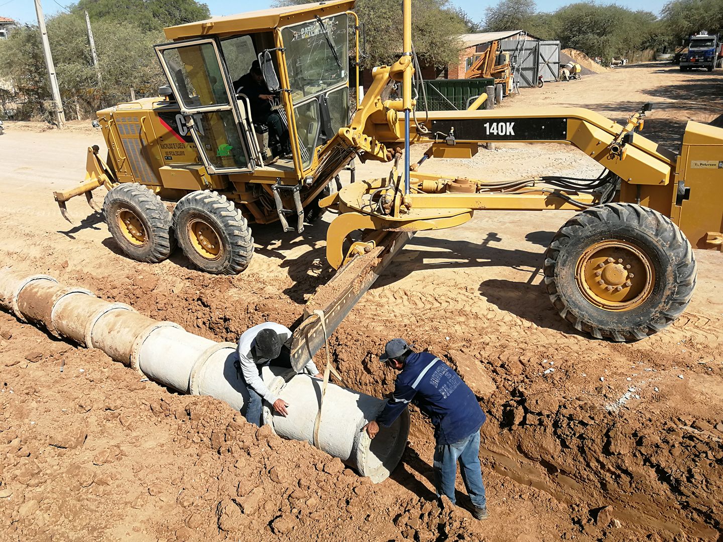 Continúan los trabajos de mejoramiento de calles en Filadelfia