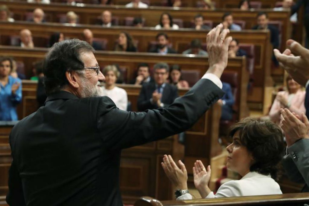 Destituyeron a Mariano Rajoy como presidente del gobierno español