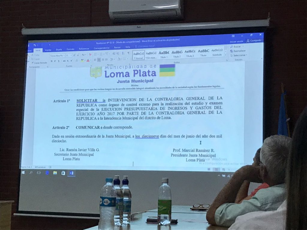 Solicitan intervención externa en la Intendencia de Loma Plata