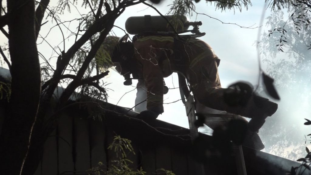 Incendio de una vivienda en Filadelfia