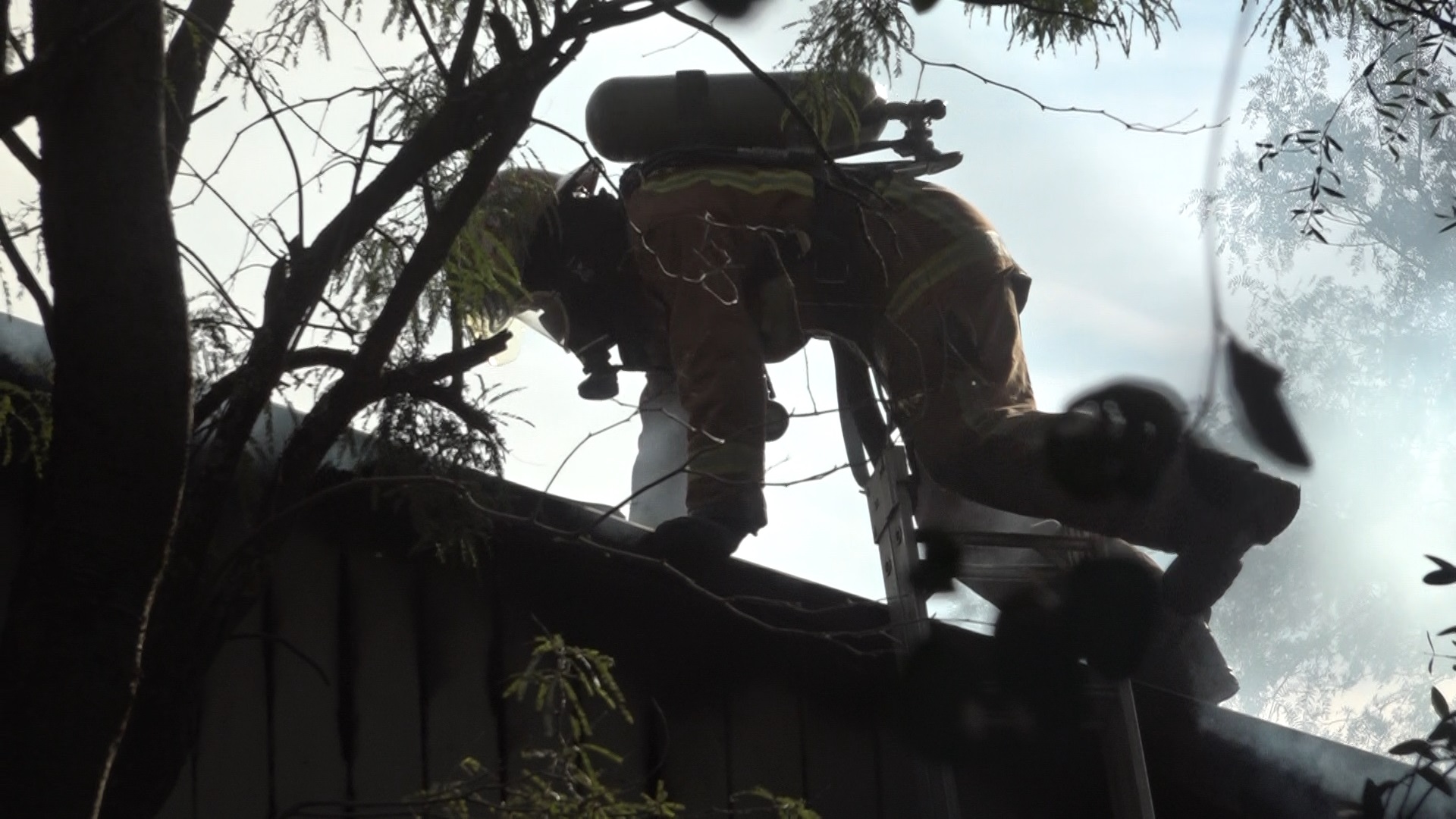 Incendio de una vivienda en Filadelfia