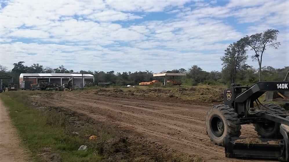 En Toro Pampa arrancaron los trabajos para la reparación de caminos