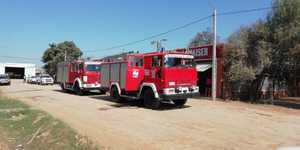 Principio de incendio en un local comercial en Filadelfia