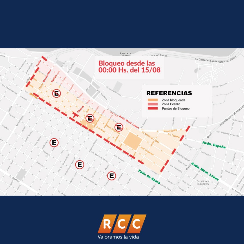 Desvíos en el microcentro por actividades del #15A