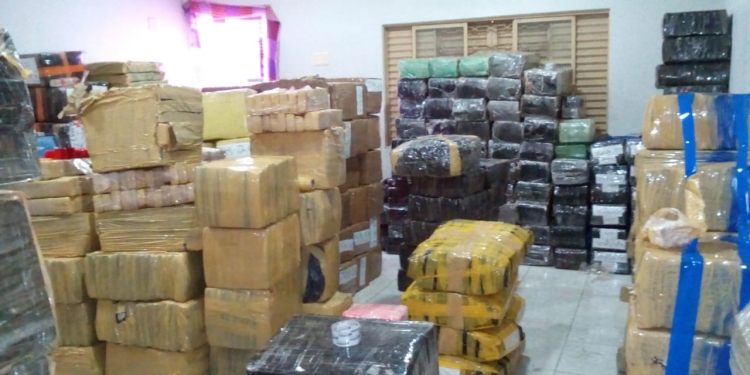 Antidrogas incautan unas 16 toneladas de marihuana en Salto del Guairá