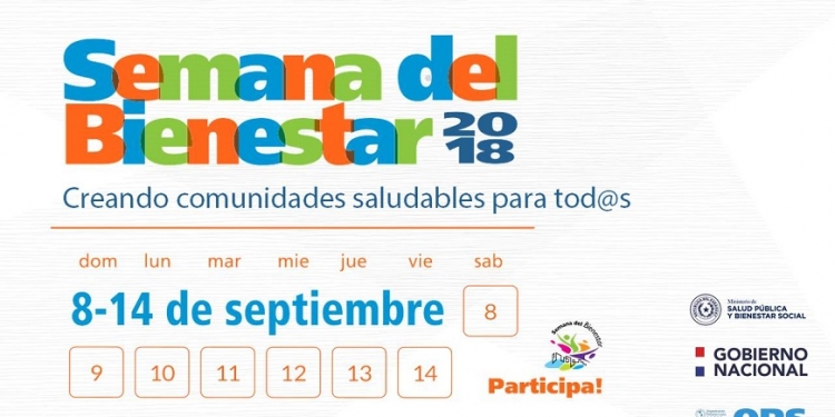 Comunidades saludables son foco de atención de la “Semana del Bienestar” Comunidades saludables son foco de atención de la “Semana del Bienestar”