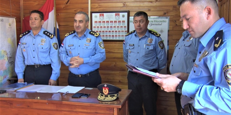 Asumió el nuevo director del Departamento Policial de Boquerón