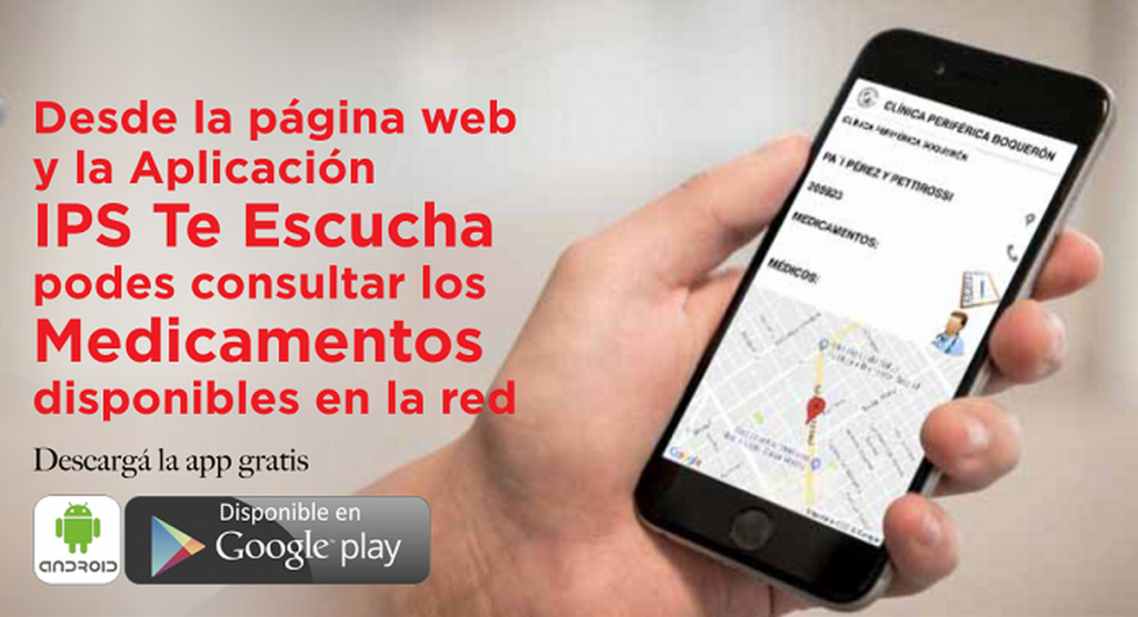IPS: APP para visualizar turnos y medicamentos disponibles IPS: APP para visualizar turnos y medicamentos disponibles