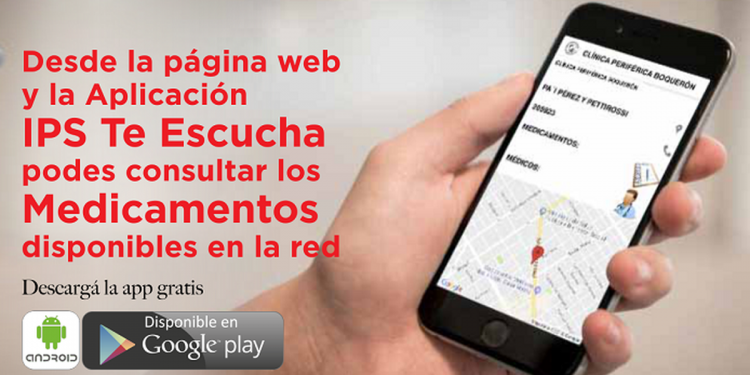 IPS: APP para visualizar turnos y medicamentos disponibles IPS: APP para visualizar turnos y medicamentos disponibles