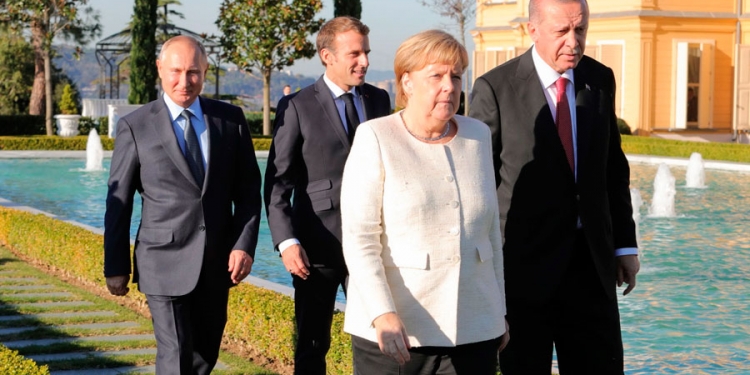 Cumbre inédita de Rusia, Turquía, Francia y Alemania sobre Siria en Estambul