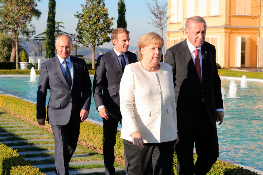 Cumbre inédita de Rusia, Turquía, Francia y Alemania sobre Siria en Estambul