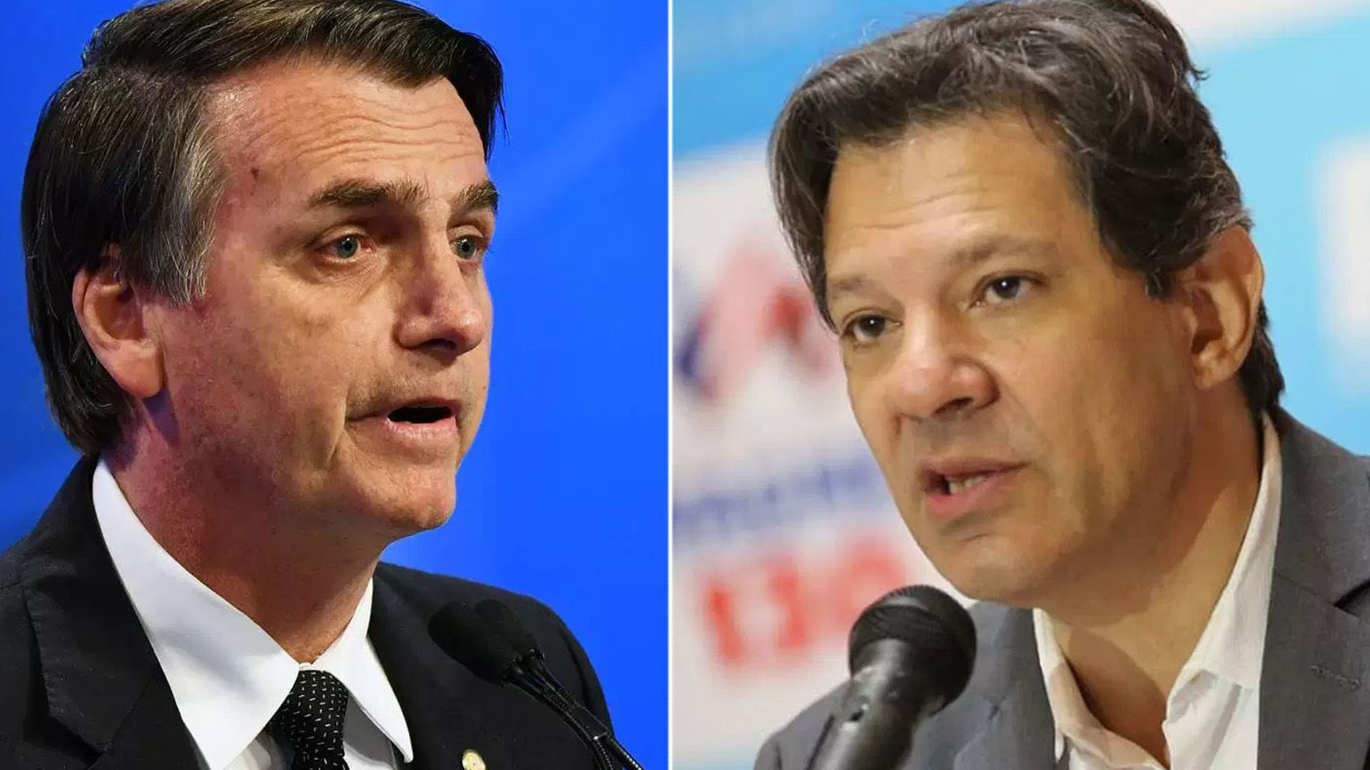 Haddad y Bolsonaro en virtual empate técnico en Brasil