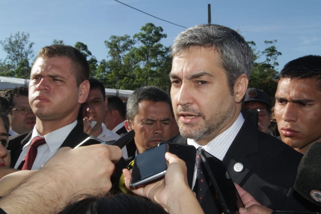 Mario Abdo: «A mí me puso Dios acá y cuando Dios quiera me saca de acá»