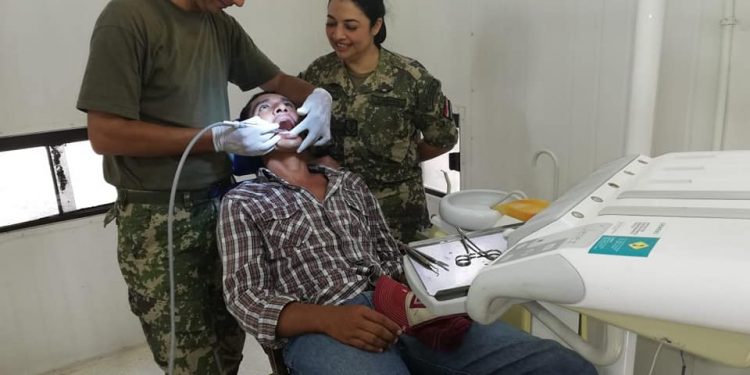 Comando de Ingeniería realiza asistencia odontológica en Alto Paraguay