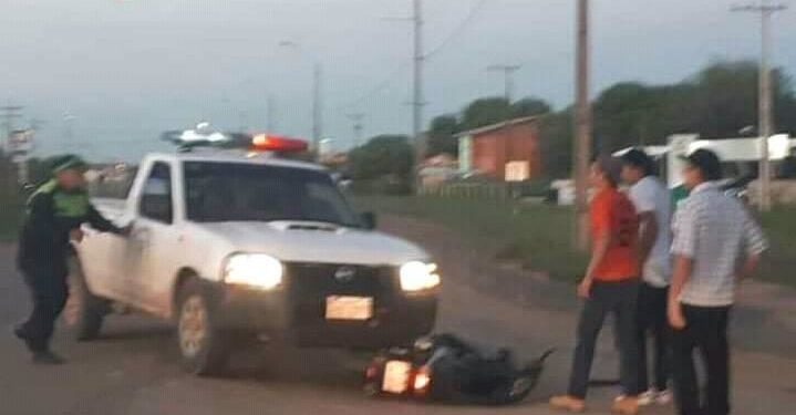 Loma Plata: PMT aclara que el choque contra una motociclista fue un accidente