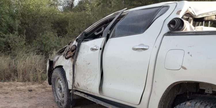 Vuelco fatal sobre la ruta Bioceánica