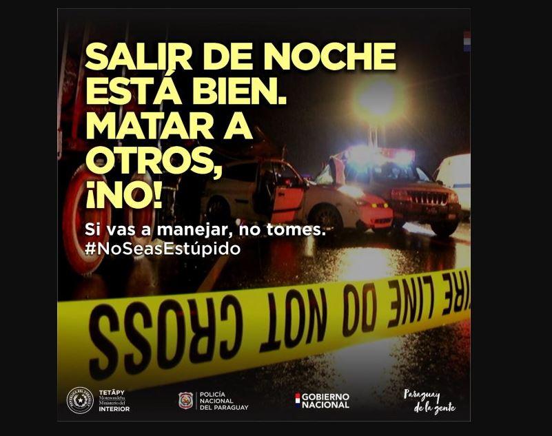 El Ministerio del Interior insiste en concienciar sobre no conducir en estado de ebriedad