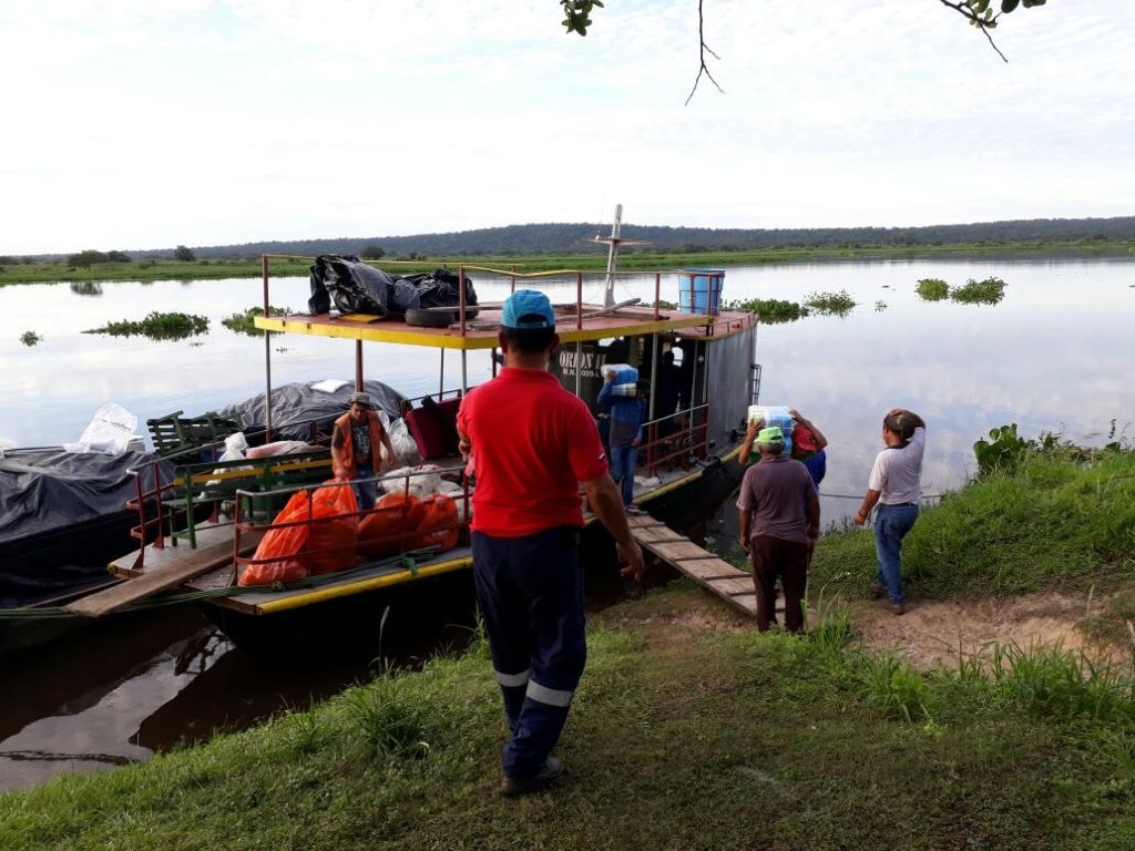 Puerto Pinasco recibirá más de 7.500 kilos de alimentos de la SEN Puerto Pinasco recibirá más de 7.500 kilos de alimentos de la SEN