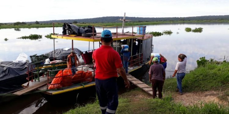 Puerto Pinasco recibirá más de 7.500 kilos de alimentos de la SEN