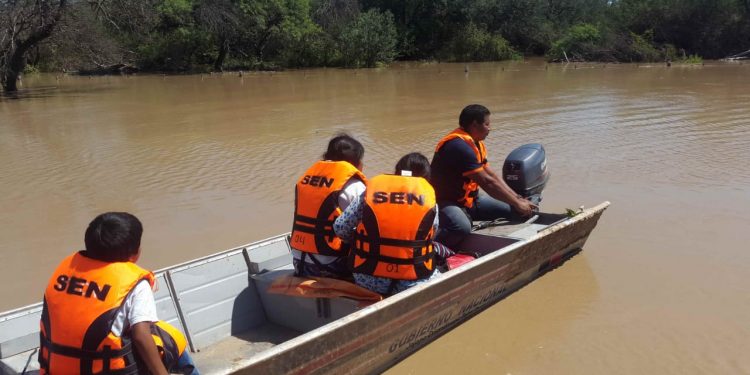 SEN brinda asistencia tras desbordes en zona del Pilcomayo SEN brinda asistencia tras desbordes en zona del Pilcomayo
