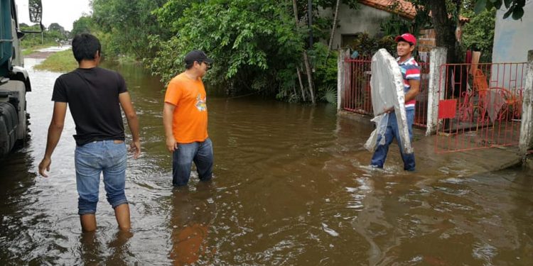 Benjamín Aceval ya registra 2.975 familias afectadas por inundaciones Benjamín Aceval ya registra 2.975 familias afectadas por inundaciones