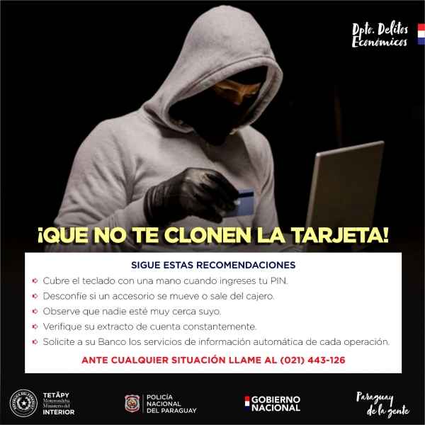 Recomendaciones para que no te clonen la tarjeta