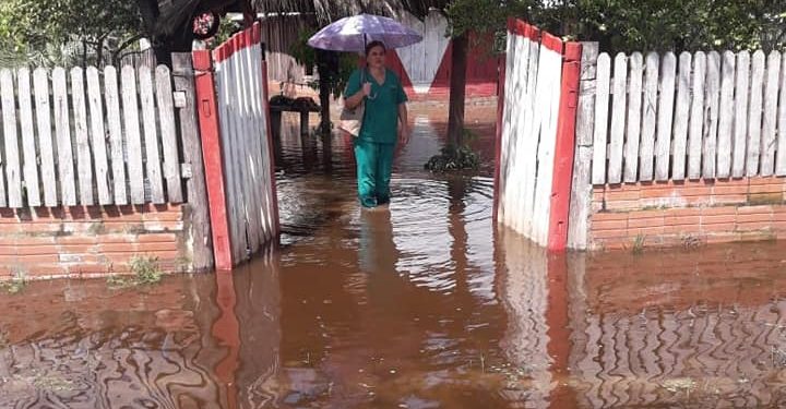 En segunda mitad de marzo salud superó las 1.100 atenciones en zonas inundadas del Chaco