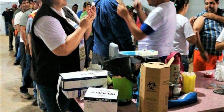 Salud Pública realizó inmunizaciones masivas en Boquerón