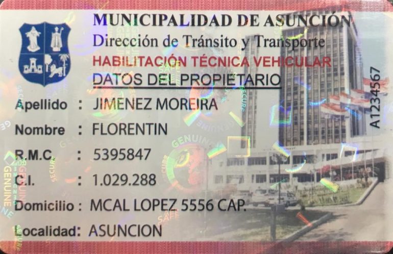 Habilitación vehicular de Asunción tendrá nuevo formato desde el lunes