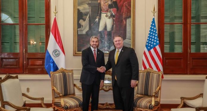 Presidente Abdo se reúne en Palacio con secretario de Estado de EE.UU.