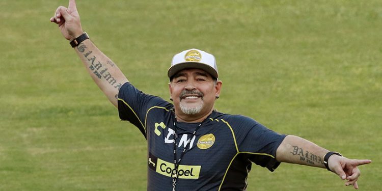Maradona es sancionado por declaraciones a favor de Maduro y contra Trump