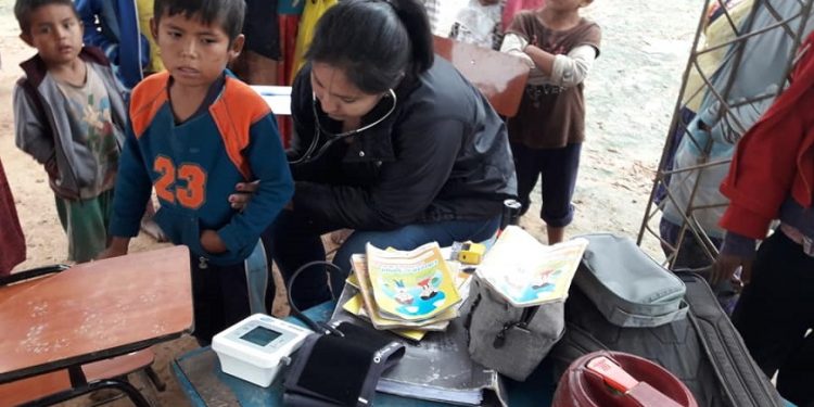 Asistencia sanitaria permanente a población chaqueña damnificada