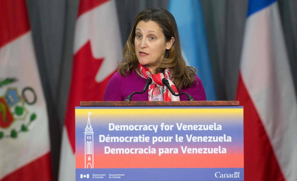 Canadá suspende las operaciones diplomáticas de su Embajada en Venezuela Canadá suspende las operaciones diplomáticas de su Embajada en Venezuela