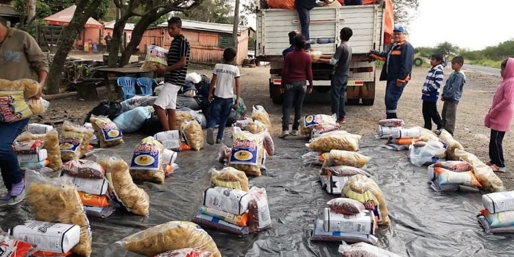 SEN asiste con alimentos a 1.280 familias indígenas del Chaco