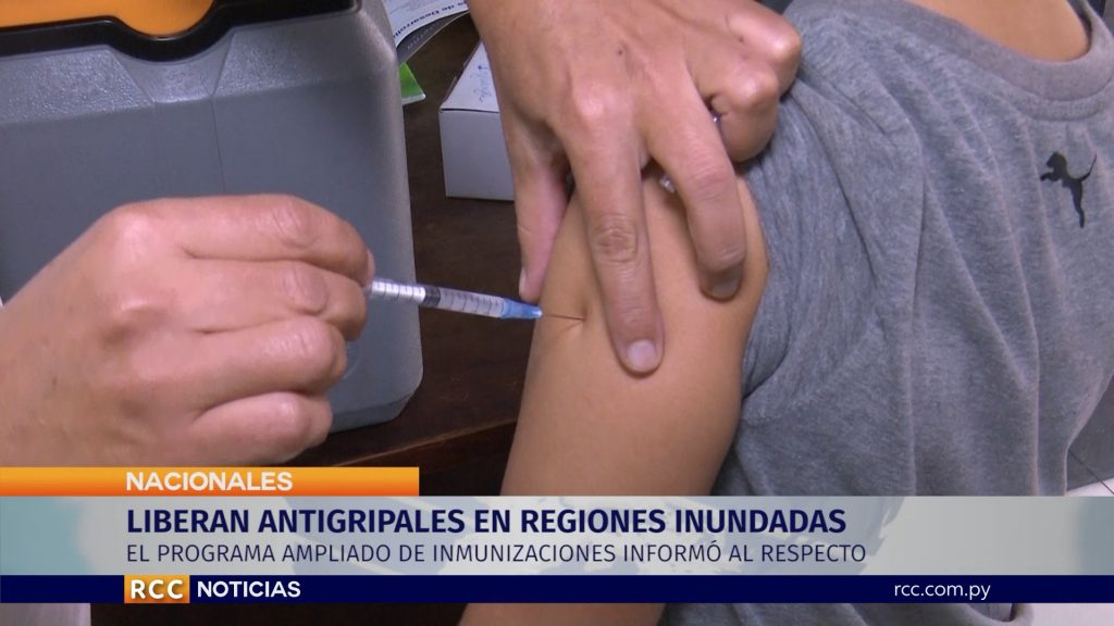 Salud libera antigripales a comunidades inundadas que pasan a considerarse de riesgo