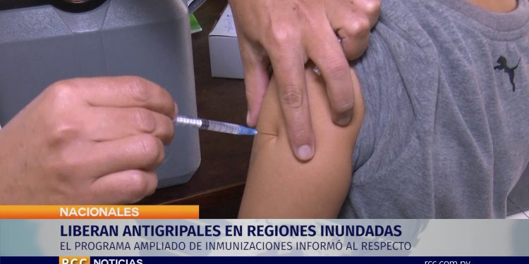 Salud libera antigripales a comunidades inundadas que pasan a considerarse de riesgo