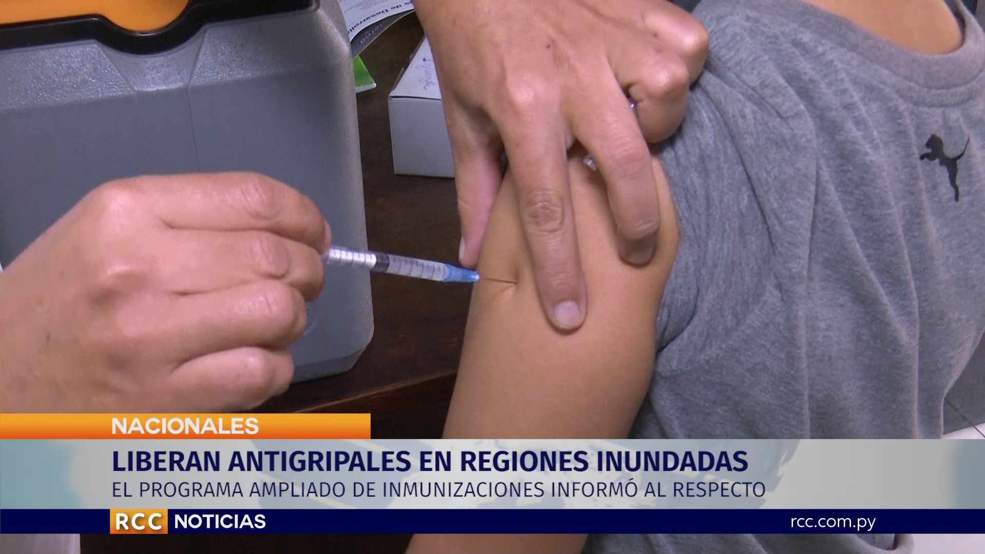 Salud libera antigripales a comunidades inundadas que pasan a considerarse de riesgo