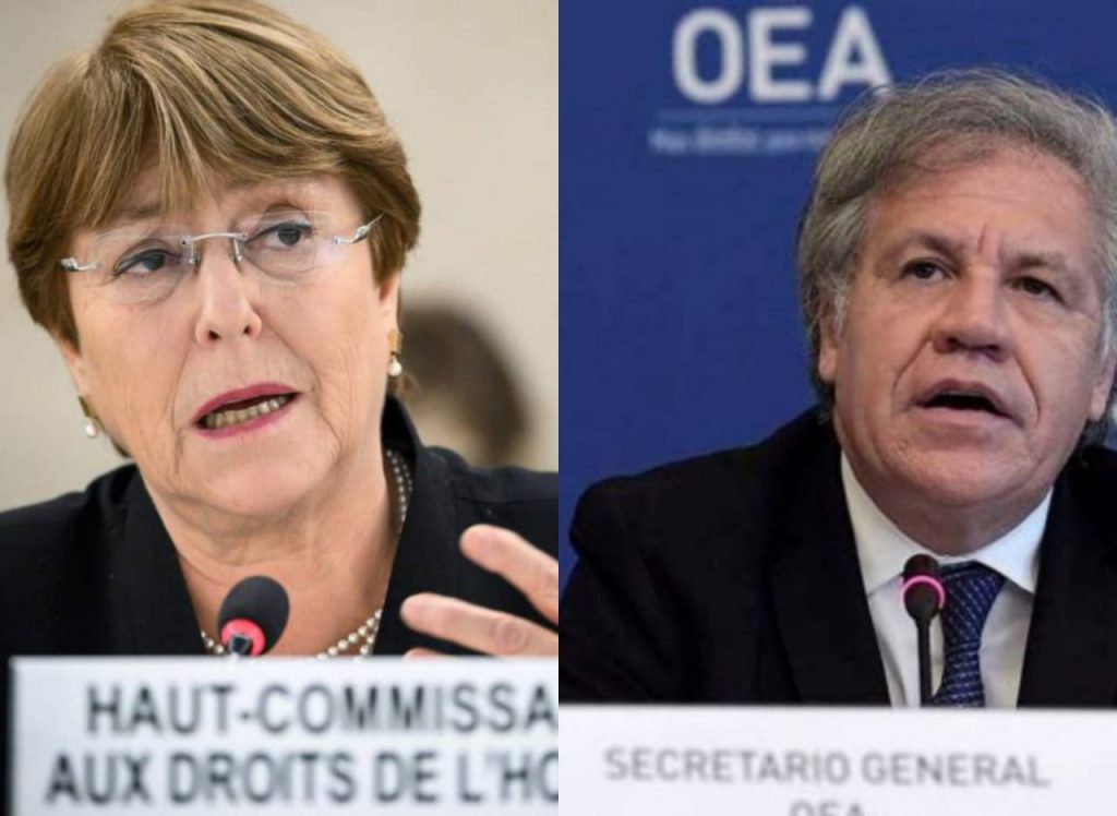 Almagro cuestiona a Bachelet tras críticas a sanciones estadounidenses: «Le da aire a un régimen oprobioso»