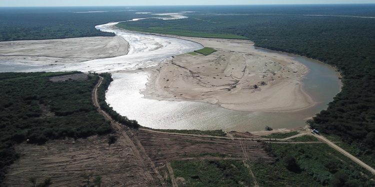 En 15 días concluirán trabajos en la nueva embocadura en el río Pilcomayo