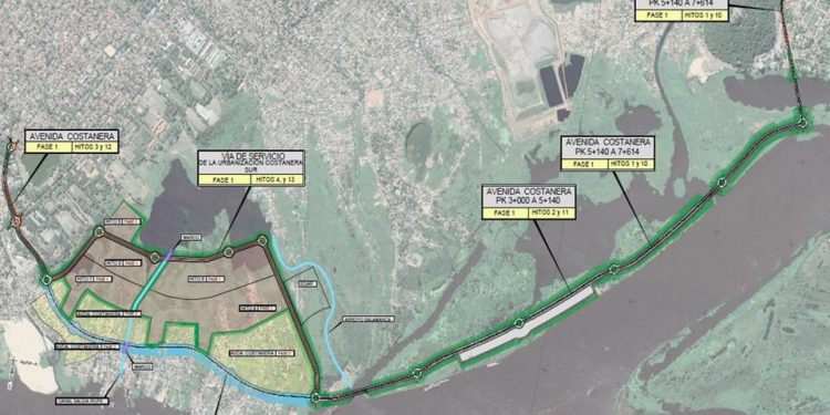 Gobierno adjudica obra Costanera Sur por más de 120 millones de dólares